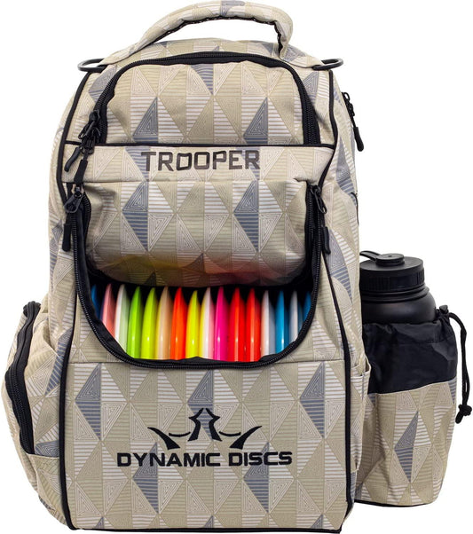 Trooper Disc Golf Bag | Large Frisbee Bags with 18+ Discs Capacity | Lightweight & Durable Backpack | Great Gifts or Disc Golf Accessories for Men | Ideal for Beginners & Pro Players - Fly It Try It