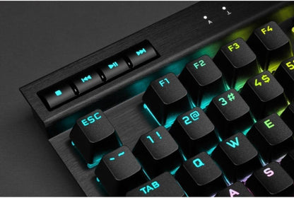 K70 RGB Tenkeyless Mechanical Gaming Keyboard - CHERRY MX SPEED Switches, Aluminum Frame, Per-Key RGB Backlighting, Detachable USB-C Cable - Fly It Try It