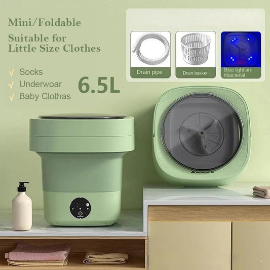 Mini Foldable Washing Machine Portable Mini Socks Underwear Panties Washing Machine Big Capacity 3 Models with Spinning Dry Gadgets - Fly It Try It