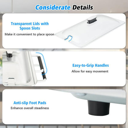 2 in 1 Electric Warming Tray with Temperature Control - Fly It Try It