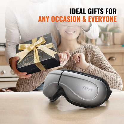 VEVOR Heated Eye Massager Eye Care Device 5 Modes Bluetooth Music 180¡Ã Foldable - Fly It Try It