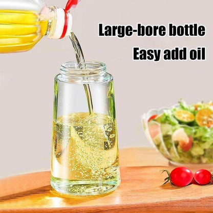 16Oz Olive Oil Dispenser Bottle 2 in 1 Sprayer Pourer Glass for Kitchen Cooking - Fly It Try It