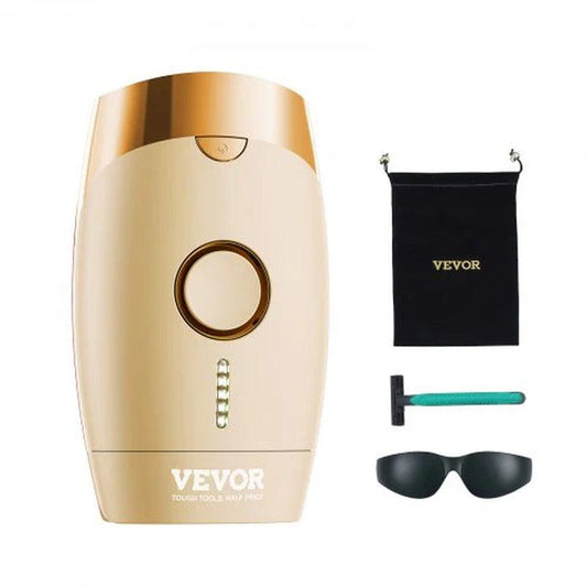 VEVOR IPL Hair Removal, Permanent Hair Removal for Women and Men, Auto/Manual Modes & 5 Adjustable Levels, Painless At-Home Hair Removal Device for Legs, Armpits, Bikini Line, Whole Body - Fly It Try It