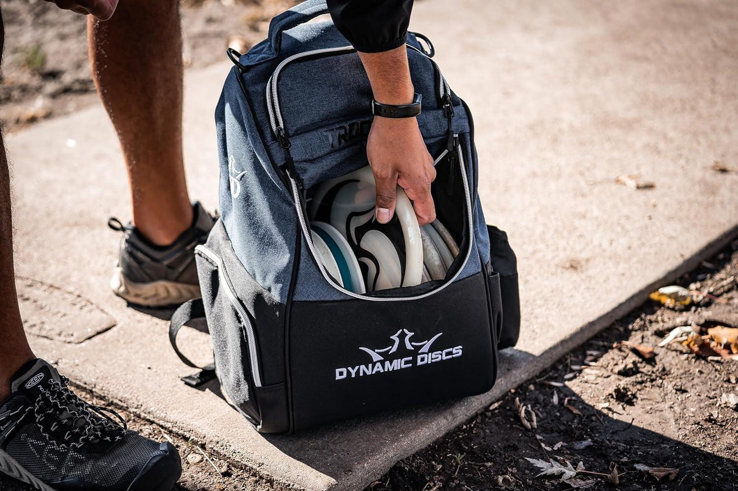 Trooper Disc Golf Bag | Large Frisbee Bags with 18+ Discs Capacity | Lightweight & Durable Backpack | Great Gifts or Disc Golf Accessories for Men | Ideal for Beginners & Pro Players - Fly It Try It