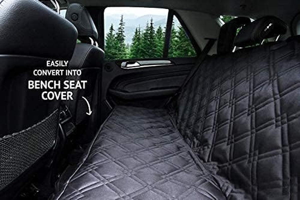 Dog Car Seat Cover for Back Seat 58"X56" Waterproof Dog Car Seat Cover SUV - Car Seat Cover for Dogs - Back Seat Protector for Dog - Dog Hammock for Car, Dog Seat Cover for Truck (Large) - Fly It Try It