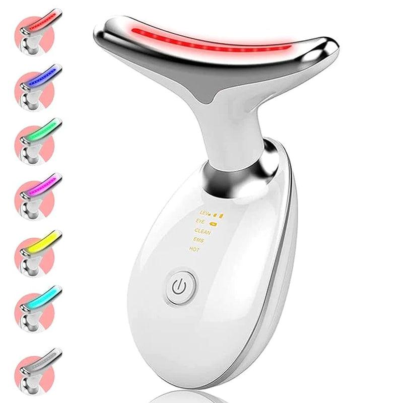 Facial Massager for Skin Care | Double Chin Treatment | 7 Color Modes | Face Sculpting Tool | Thermal, Vibration, Microcurrent | USPS/UPS Tracking (US Shipping Only) - Fly It Try It