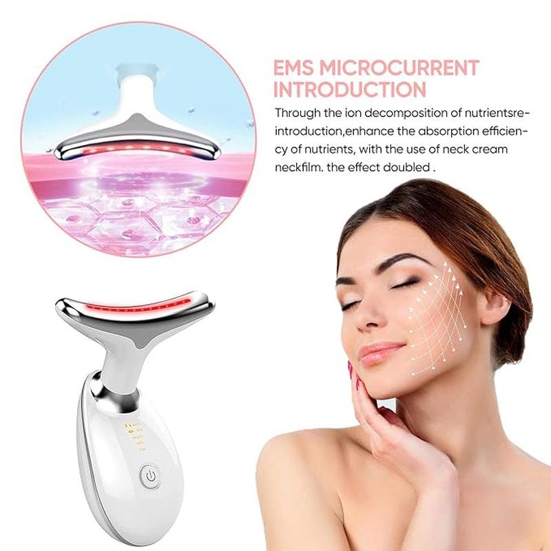 Facial Massager for Skin Care | Double Chin Treatment | 7 Color Modes | Face Sculpting Tool | Thermal, Vibration, Microcurrent | USPS/UPS Tracking (US Shipping Only) - Fly It Try It