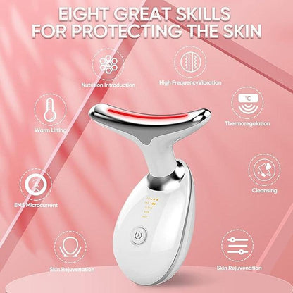 Facial Massager for Skin Care | Double Chin Treatment | 7 Color Modes | Face Sculpting Tool | Thermal, Vibration, Microcurrent | USPS/UPS Tracking (US Shipping Only) - Fly It Try It